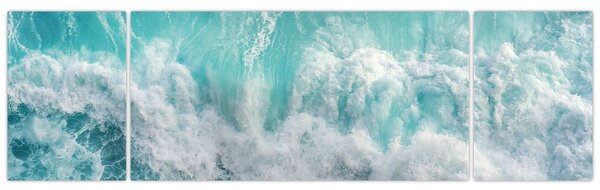 Obraz - Widok na fale oceanu (170x50 cm)