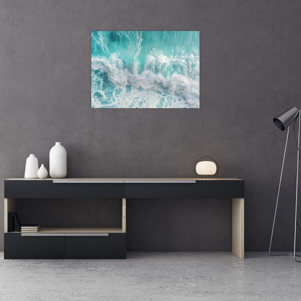 Obraz - Widok na fale oceanu (70x50 cm)