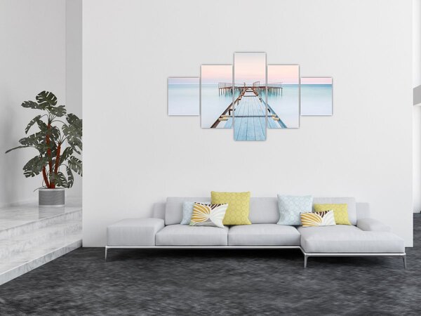 Obraz - Długie molo (125x70 cm)