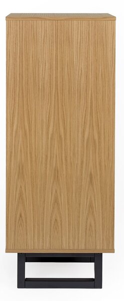 Komoda z drewna brzozowego Woodman Mora Narrow Diamond Print