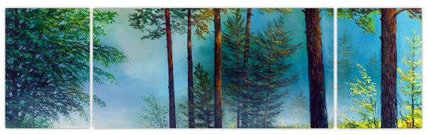 Obraz - Obraz olejny przedstawiający krajobraz (170x50 cm)