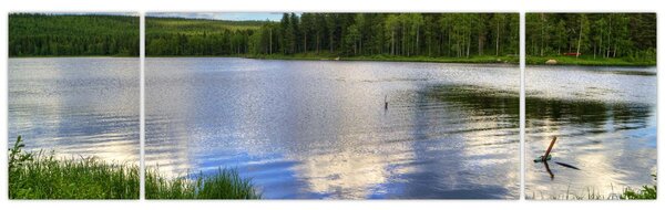 Obraz - Malownicza wioska (170x50 cm)