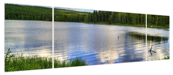 Obraz - Malownicza wioska (170x50 cm)
