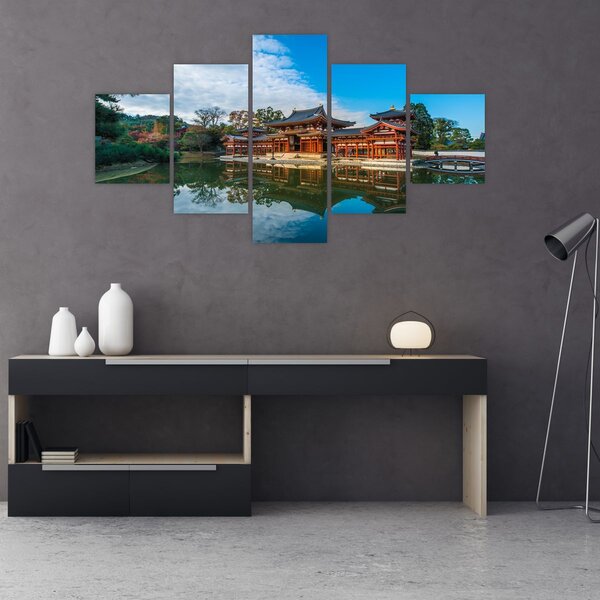 Obraz - Świątynia Byodo-in, Japonia (125x70 cm)