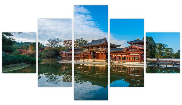 Obraz - Świątynia Byodo-in, Japonia (125x70 cm)