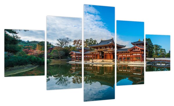 Obraz - Świątynia Byodo-in, Japonia (125x70 cm)