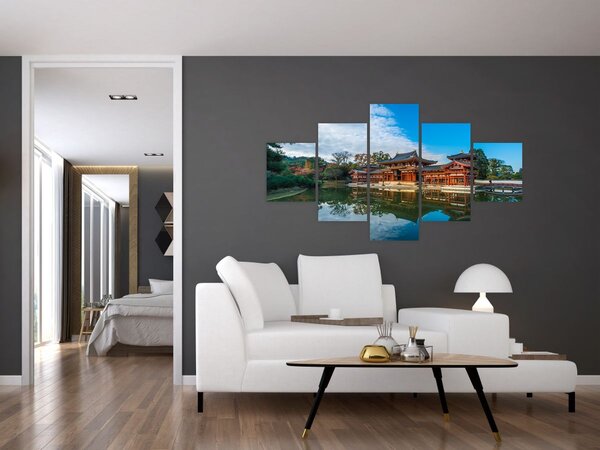 Obraz - Świątynia Byodo-in, Japonia (125x70 cm)