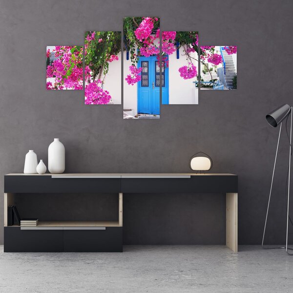 Obraz - Tradycyjny grecki dom (125x70 cm)