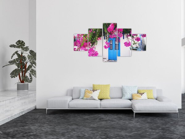 Obraz - Tradycyjny grecki dom (125x70 cm)