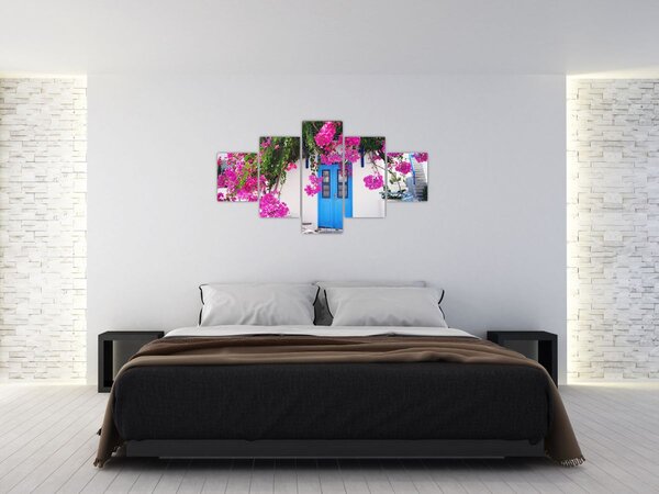Obraz - Tradycyjny grecki dom (125x70 cm)