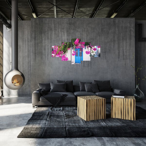 Obraz - Tradycyjny grecki dom (125x70 cm)