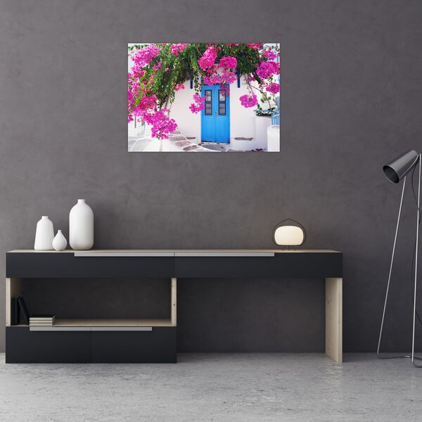 Obraz - Tradycyjny grecki dom (70x50 cm)