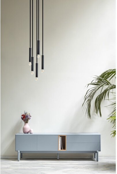 Niebieska/szara szafka pod TV 180x56 cm Corvo – Teulat