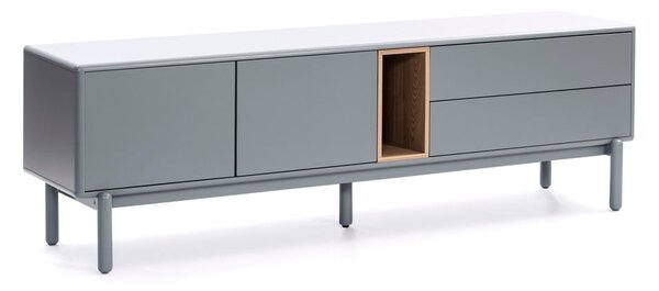 Niebieska/szara szafka pod TV 180x56 cm Corvo – Teulat