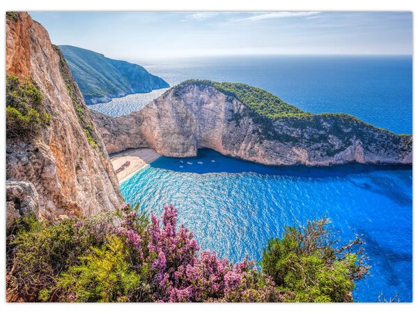 Obraz - Plaża Navagio, Grecja (70x50 cm)