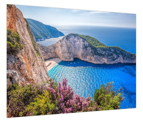 Obraz - Plaża Navagio, Grecja (70x50 cm)
