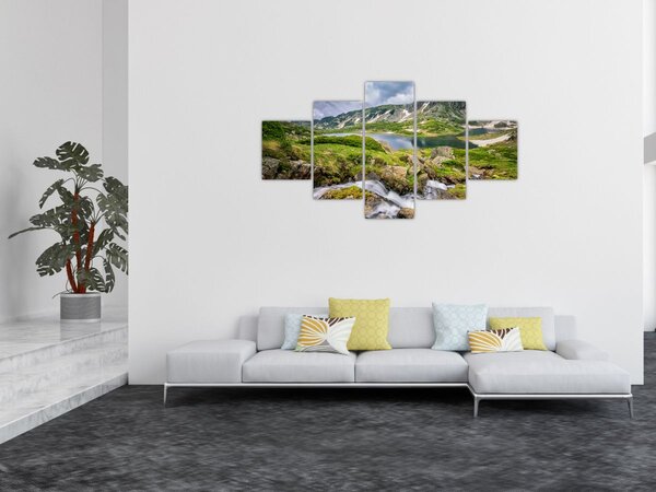 Obraz - Widok na górę Riła (125x70 cm)