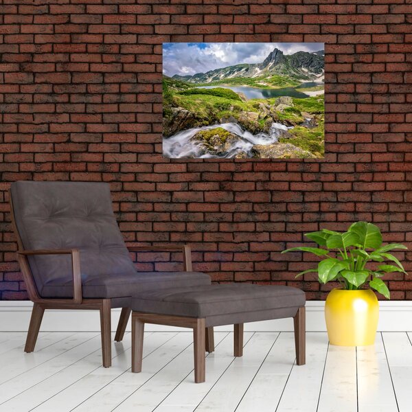 Obraz - Widok na górę Riła (70x50 cm)