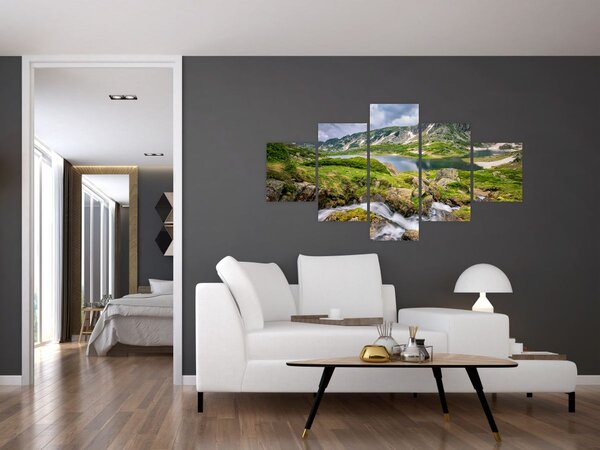 Obraz - Widok na górę Riła (125x70 cm)