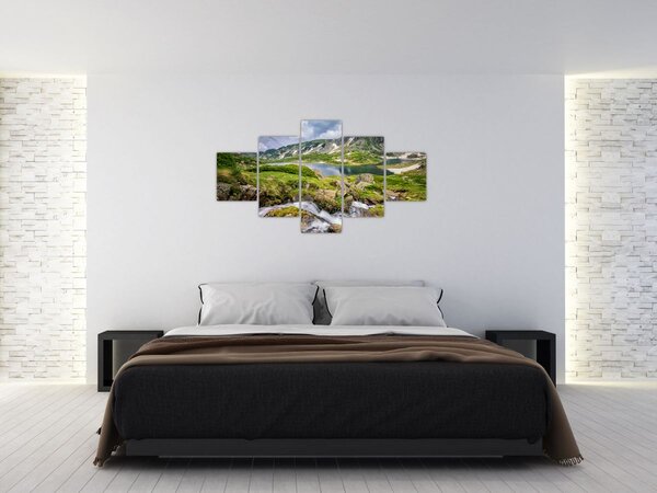 Obraz - Widok na górę Riła (125x70 cm)