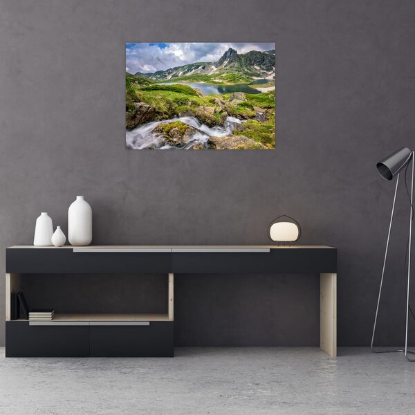 Obraz - Widok na górę Riła (70x50 cm)