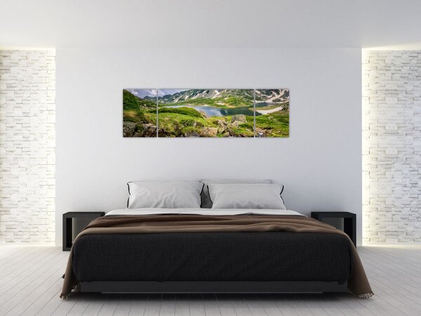 Obraz - Widok na górę Riła (170x50 cm)