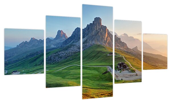 Obraz - Dolomity (125x70 cm)