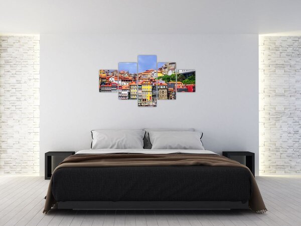 Obraz - Ribeira, Portugalia (125x70 cm)