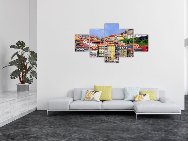 Obraz - Ribeira, Portugalia (125x70 cm)