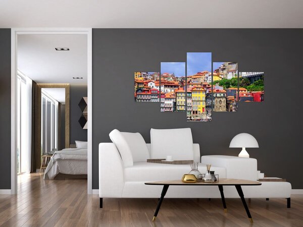 Obraz - Ribeira, Portugalia (125x70 cm)