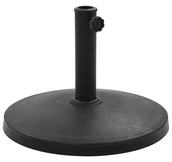 Podstawa pod parasol ogrodowy, okrągła, żywica, 10 kg, czarna