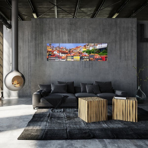 Obraz - Ribeira, Portugalia (170x50 cm)