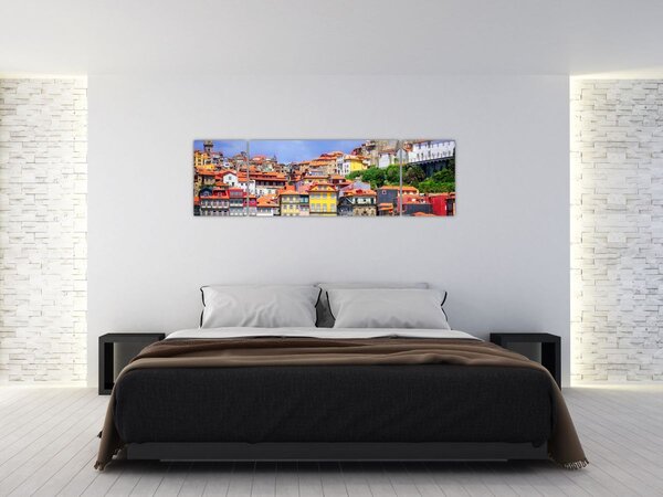 Obraz - Ribeira, Portugalia (170x50 cm)