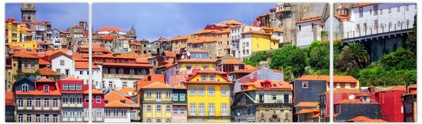 Obraz - Ribeira, Portugalia (170x50 cm)