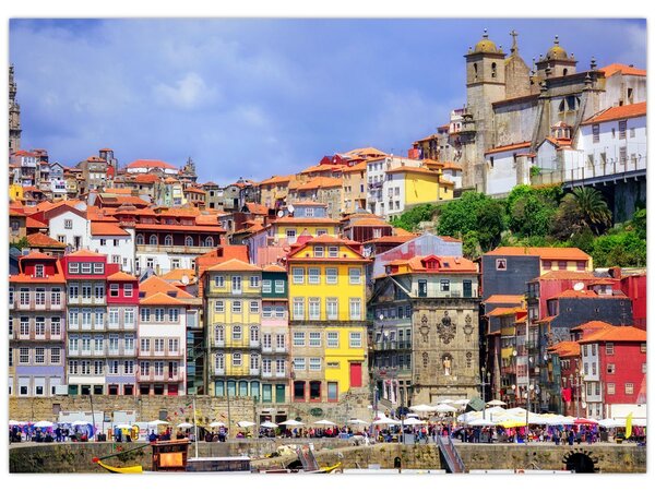 Obraz - Ribeira, Portugalia (70x50 cm)