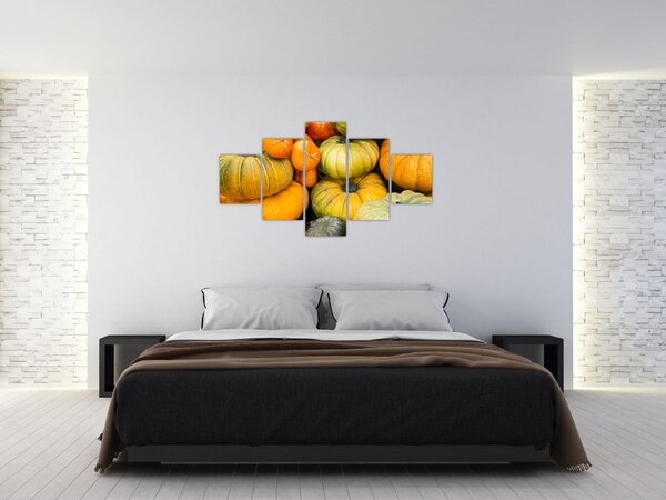 Obraz - Jesienna dynia (125x70 cm)