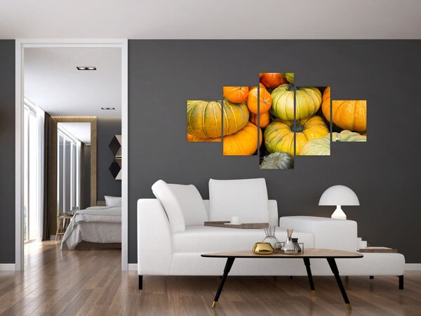 Obraz - Jesienna dynia (125x70 cm)