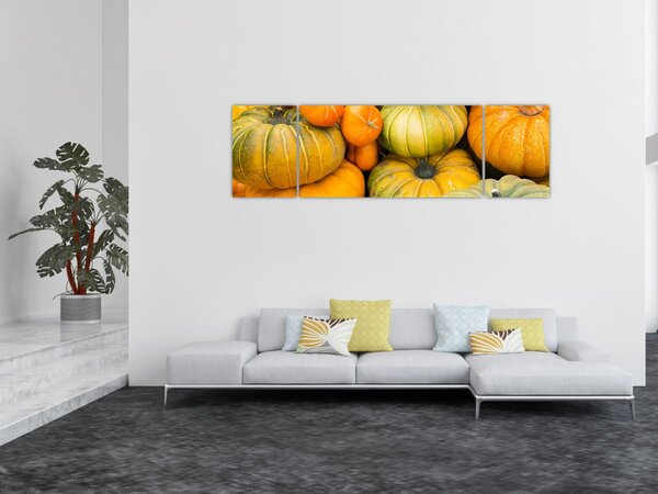 Obraz - Jesienna dynia (170x50 cm)