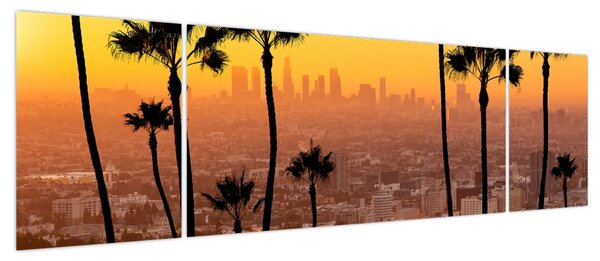 Obraz - Panorama Los Angeles (170x50 cm)