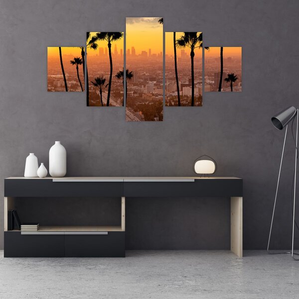 Obraz - Panorama Los Angeles (125x70 cm)
