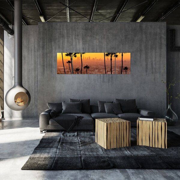 Obraz - Panorama Los Angeles (170x50 cm)