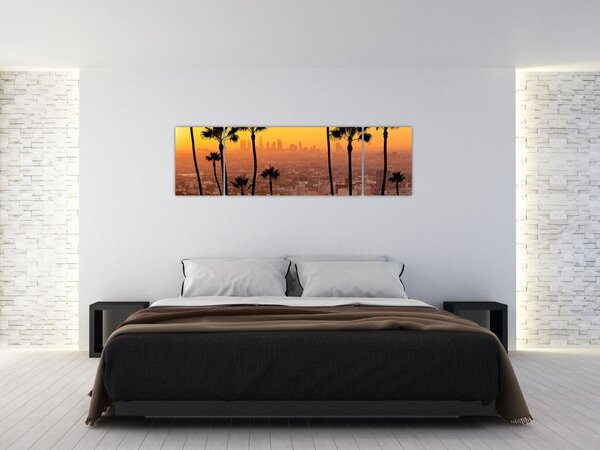 Obraz - Panorama Los Angeles (170x50 cm)