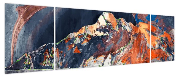 Obraz - Ilustracja domów publicznych (170x50 cm)