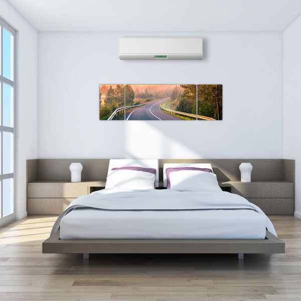 Obraz - Podróż o wschodzie słońca (170x50 cm)