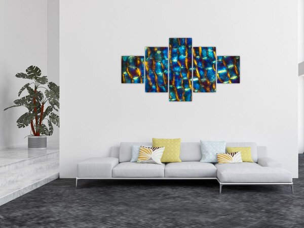 Obraz - Ściana komórkowa (125x70 cm)