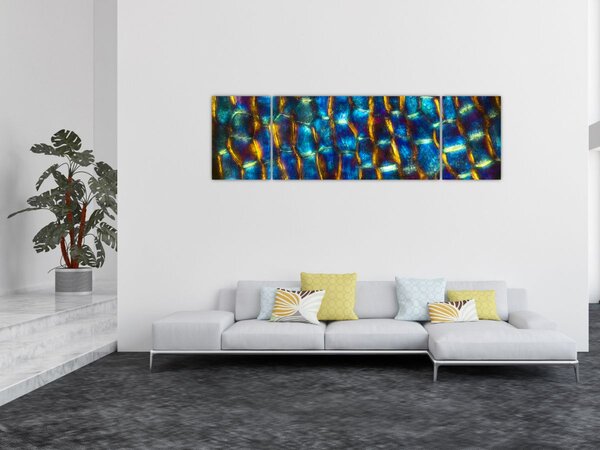 Obraz - Ściana komórkowa (170x50 cm)