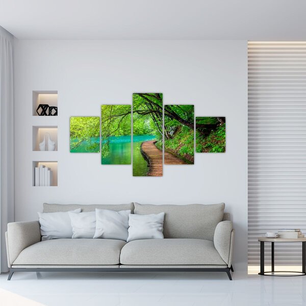 Obraz - Jeziora Plitwickie (125x70 cm)