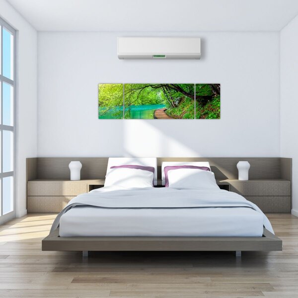 Obraz - Jeziora Plitwickie (170x50 cm)