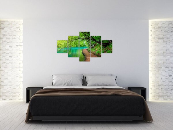 Obraz - Jeziora Plitwickie (125x70 cm)