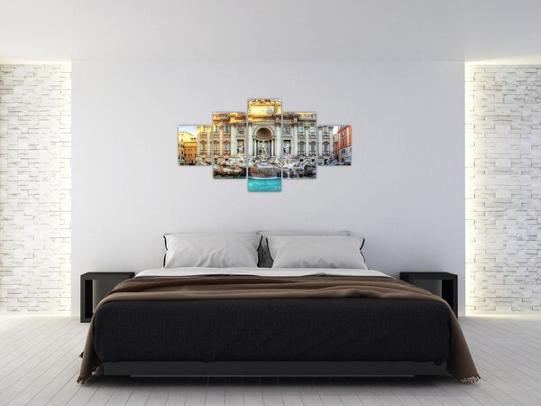 Obraz - Fontanna di Trevi (125x70 cm)